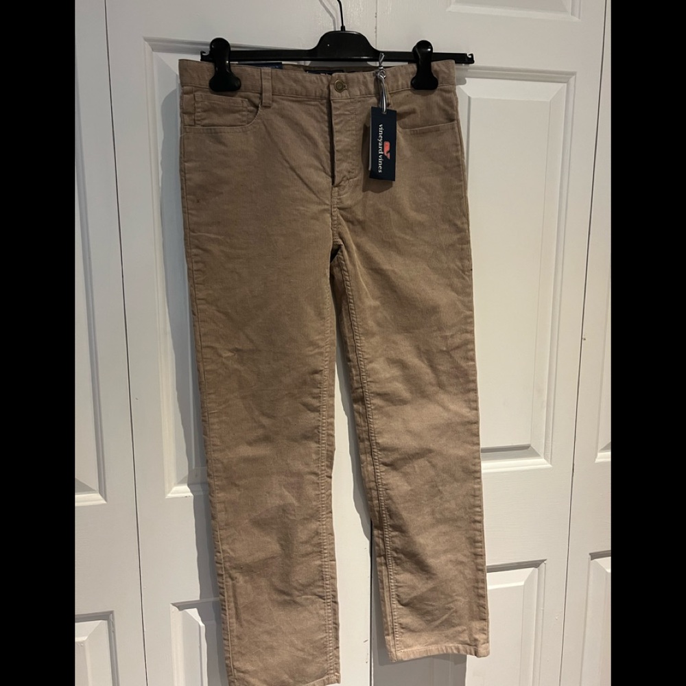 NWT Soft Corduroy Tan Straight leg